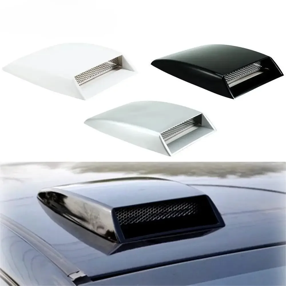 Car Hood Air Intake Simulation Trim Air Intake Hood Vent Sticker Cover Engine Hood universal Automotive Trim Accessory