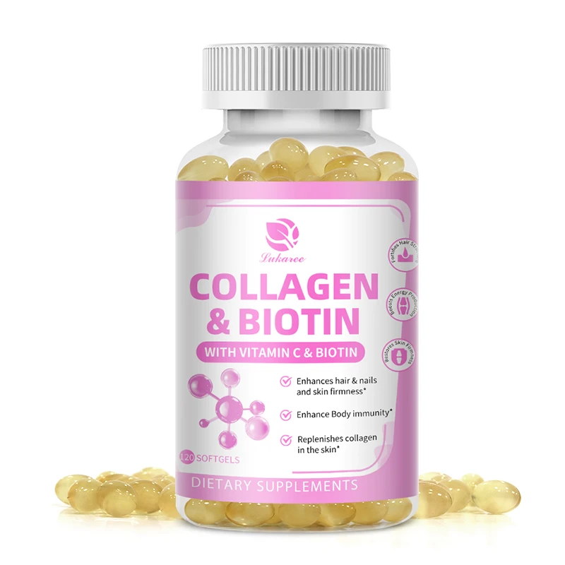 Lukaree Collagen Capsules Hair Growth Biotin Nails and Skin Health Beauty Care