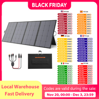MHPOWOS Portable Solar Panel for Power Stations, 31V Solar Charger 400W Outdoor emergency backup power supply for RV Camping
