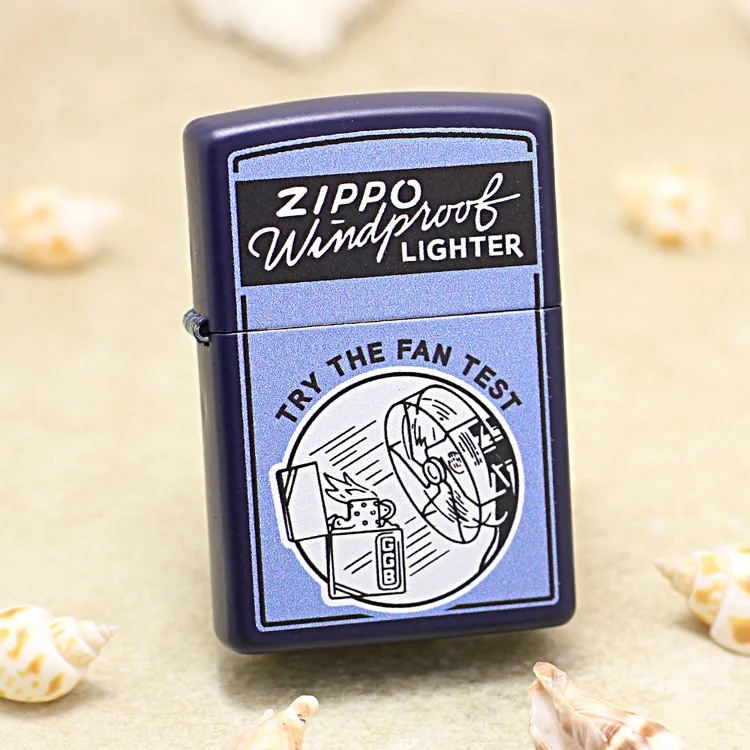 

Genuine Zippo Windproof leaflet oil lighter copper windproof cigarette Kerosene lighters Gift with anti-counterfeiting code