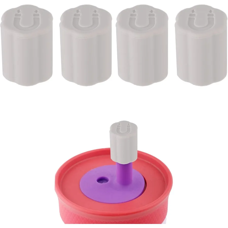 

2 шт. магнитные соломенные колпачки, соломенные топперы для BrMate, крышка стакана, аксессуары для чашек для пеших прогулок, скалолазания, активного отдыха, серый цвет