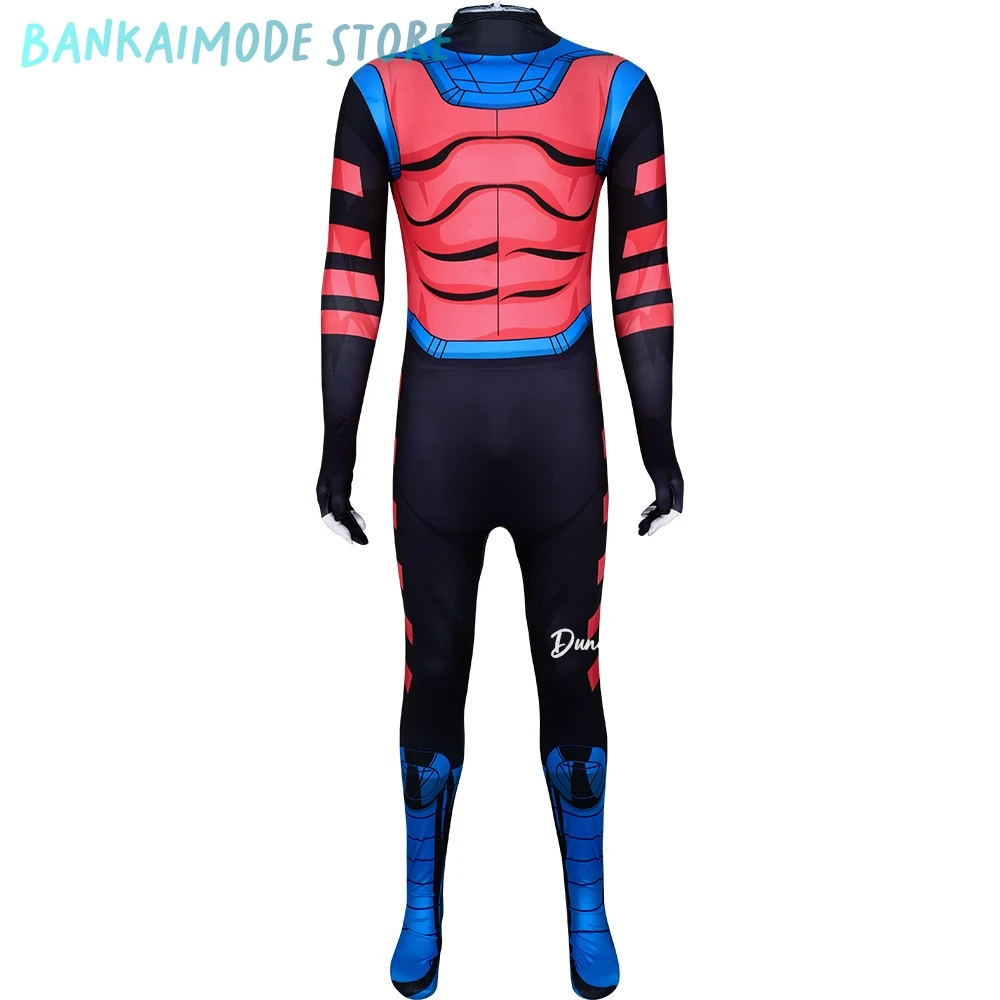 Autunno Cosplay Fuori Gambit Remy Etienne LeBeau Cosplay Tuta XMEN 97 Costume Zentai Suit Supereroe Halloween Tuta