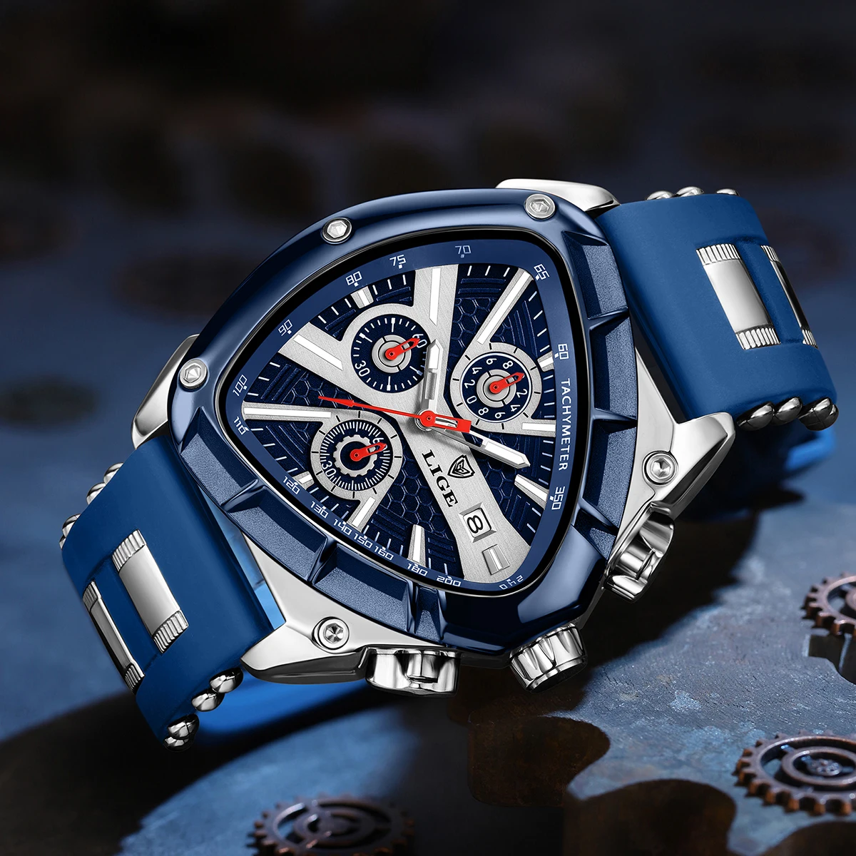 LIGE 2026 watches for men casual fashion quartz wristwatch luminous calendar men chronograph business military male watch reloj