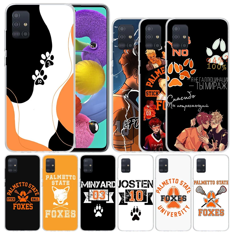 Andreil All For The Game Palmetto State Foxes Soft Cover for Samsung Galaxy A51 A50S A71 A70 Phone Case A41 A31 A21S A11 A40 A30