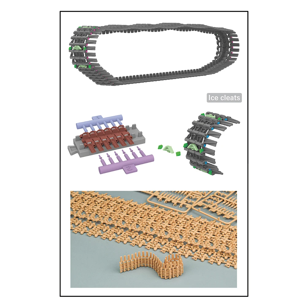 [Ryefield Model] RFM RM-5084 1/35 Winterketten Tracks for Pz.kpfw.III/IV StuG.III/IV Workable Track Links