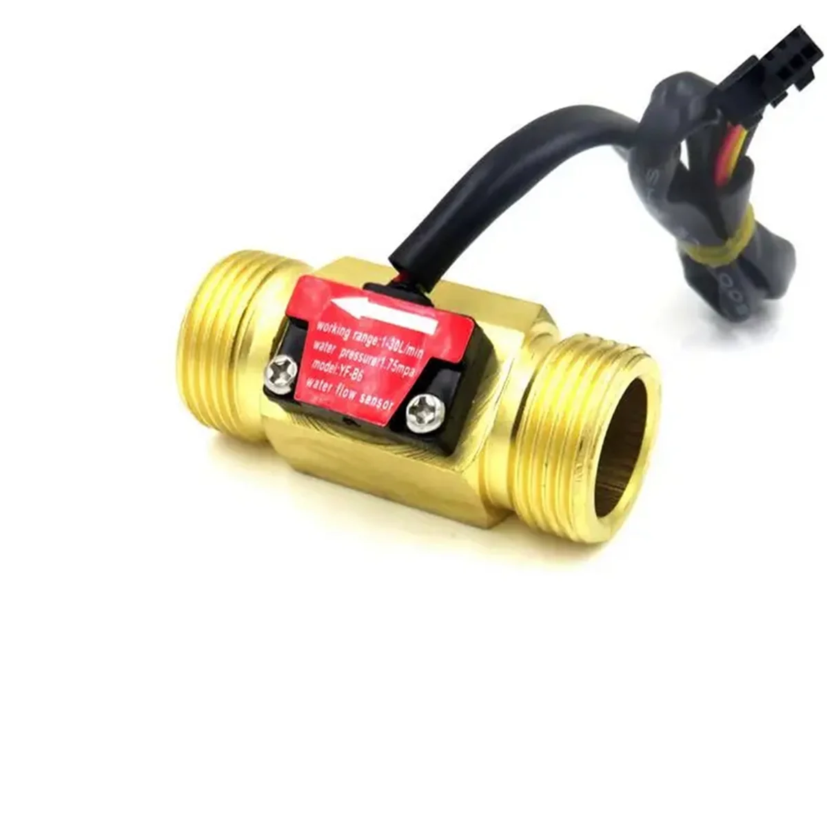ABYC YF-B5 DN20 G3/4 بوصة مفتاح مستشعر تدفق المياه DC5-18V 1-30L/دقيقة مقياس التدفق للتحكم الصناعي السائل تعميم