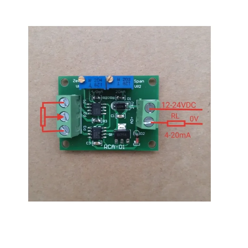 Liquid Level Sensor Transmitter Potentiometer Rotary Current 4-20mA Resistance Ruler Turn Current 4-20mA