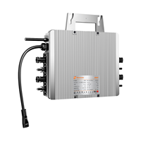 Max 2500W MPPT micro inverter DC26-60V for solar system High Quality Current-Limiting grid on converter IP67 with T40-AC Cable