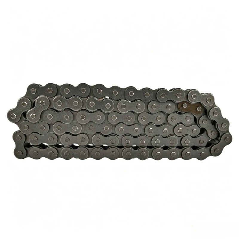 Simplex Roller Chain 04C 05B 06B 08B  10A 12A 16A Single Row  Carbon Steel Drive Chain for Industrial Machinery Transmission
