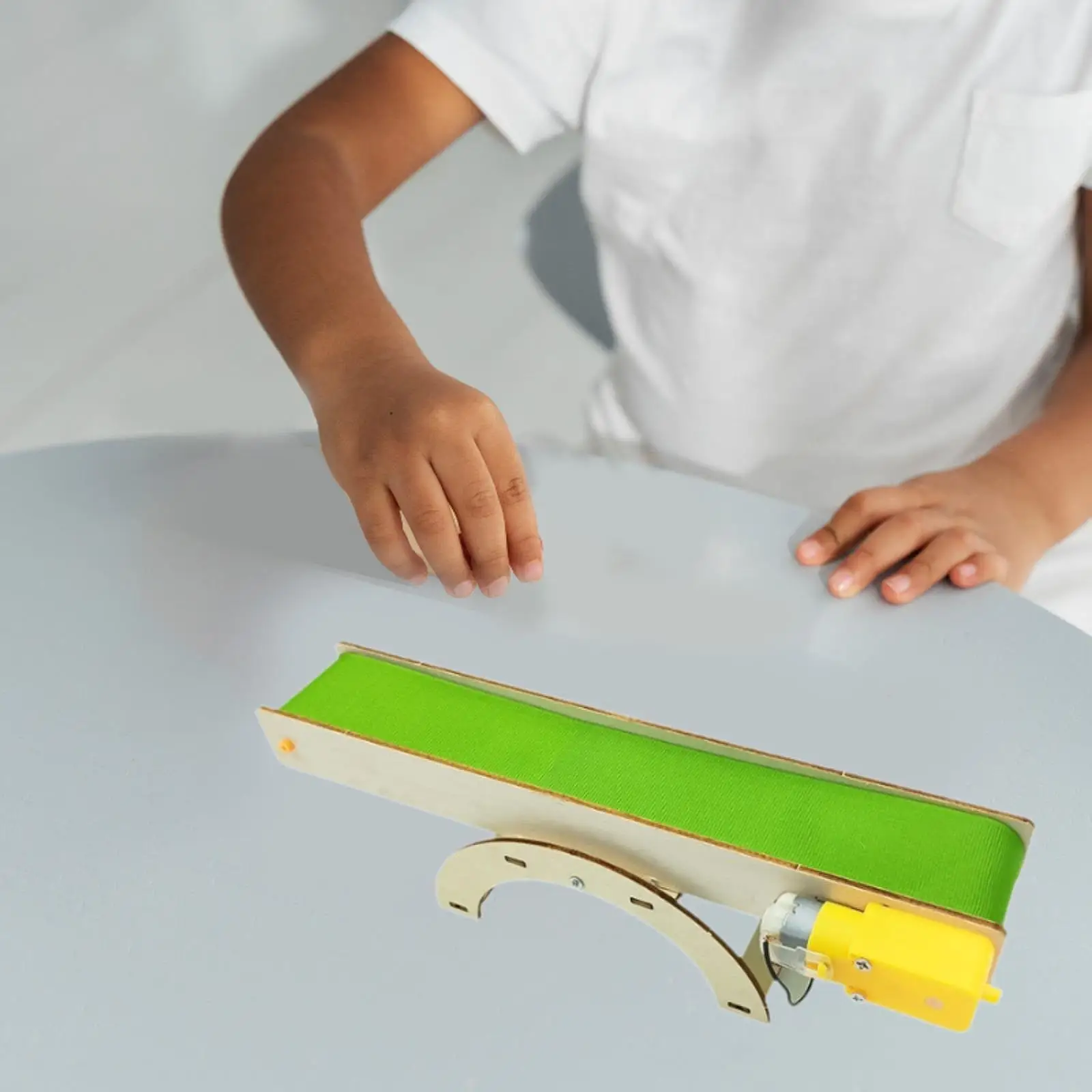 

Модель электрической конвейерной ленты, детский школьный подарок на день рождения, раннее образование