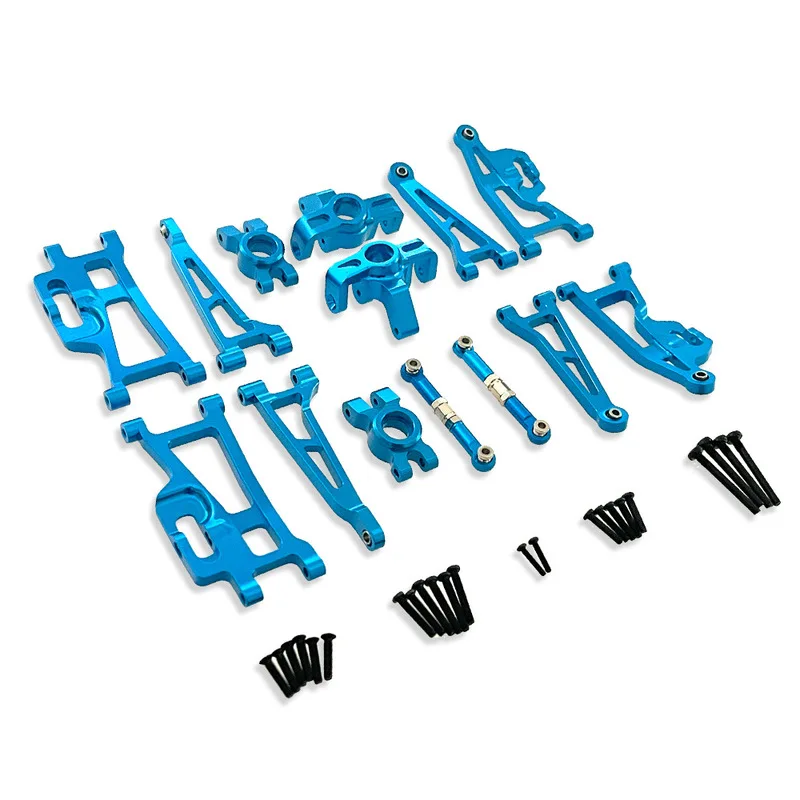 MJX 1/14 14209 14210 Piezas de coche de control remoto Actualización de metal Juego de piezas vulnerables