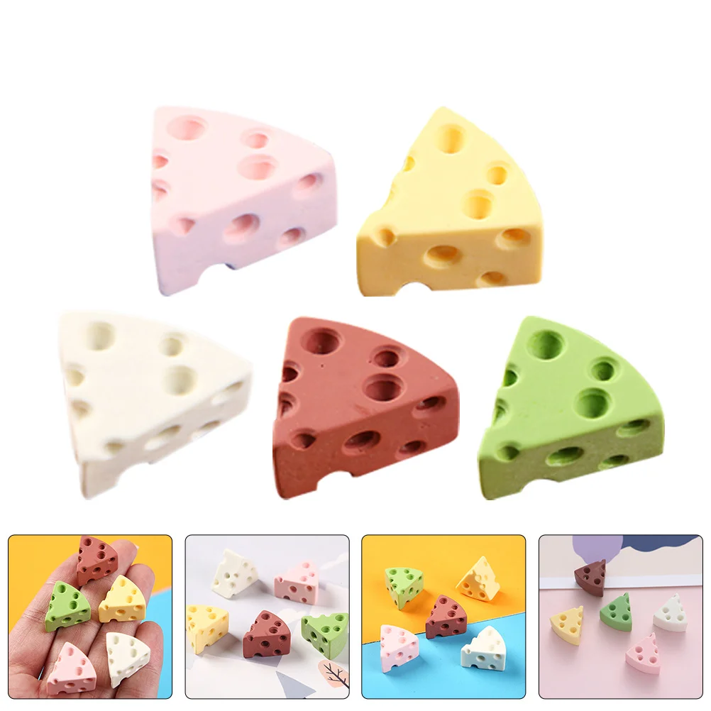 25 stks Simulatie Kaas Nep Voedsel Decoraties Fotografie Prop Diy Scène Decors Home Decor Kids Kunstmatige Kaas Ornament