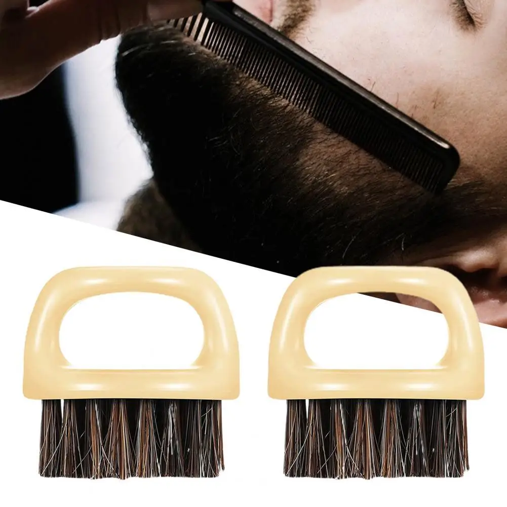 4Pcs Practical Men Finger Hair Brush Beard Sweep Moustache Brush Reusable  Deeply Cleaning