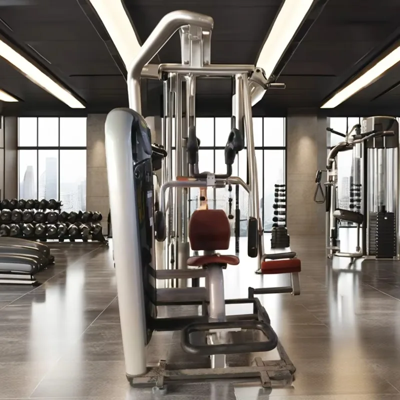 Back Stretch Abdominal Machine Power Machine 100kg Weight Stacked Steel Structure Commercial Core Muscle Trainer