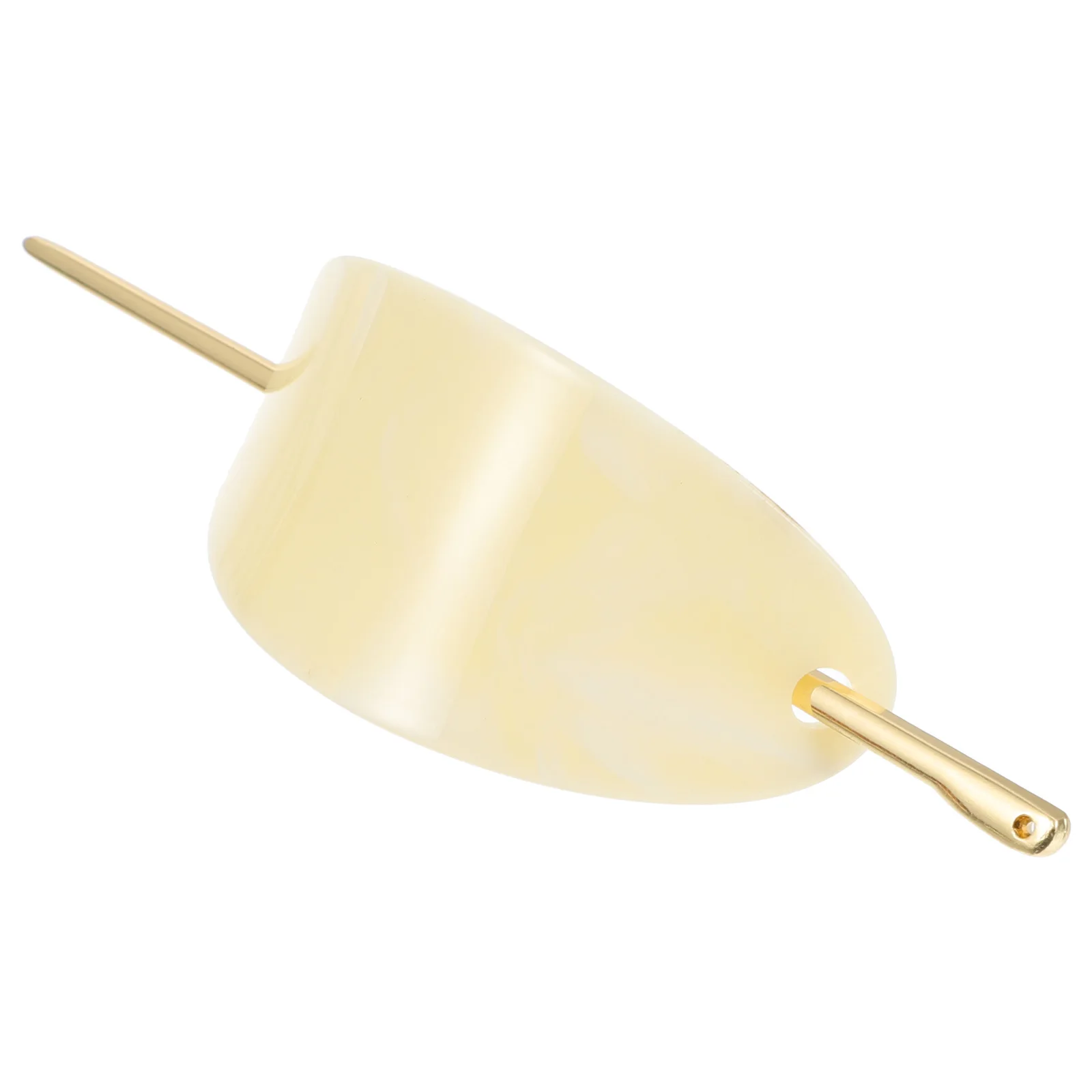 

2Pcs Oval Shape Hair Stick Acrylic Hairpin for Women Wedding Party Prom Ponytail Bun Holder Stylish Hair Styling Clip