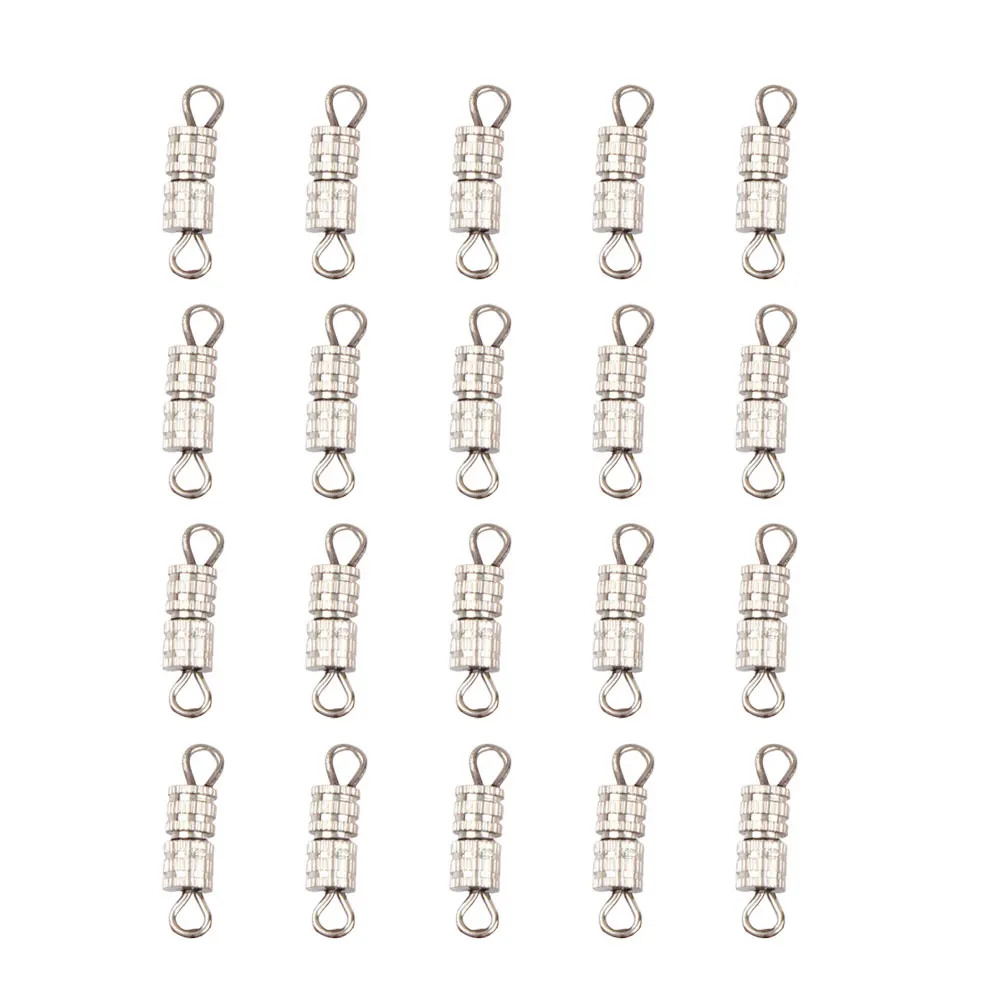 

Copper Turnbuckle Clasps 5 Bags Durable Split Ring Ends Jewelry Accessories Necklace Bracelet Craft Barrel Screw Type