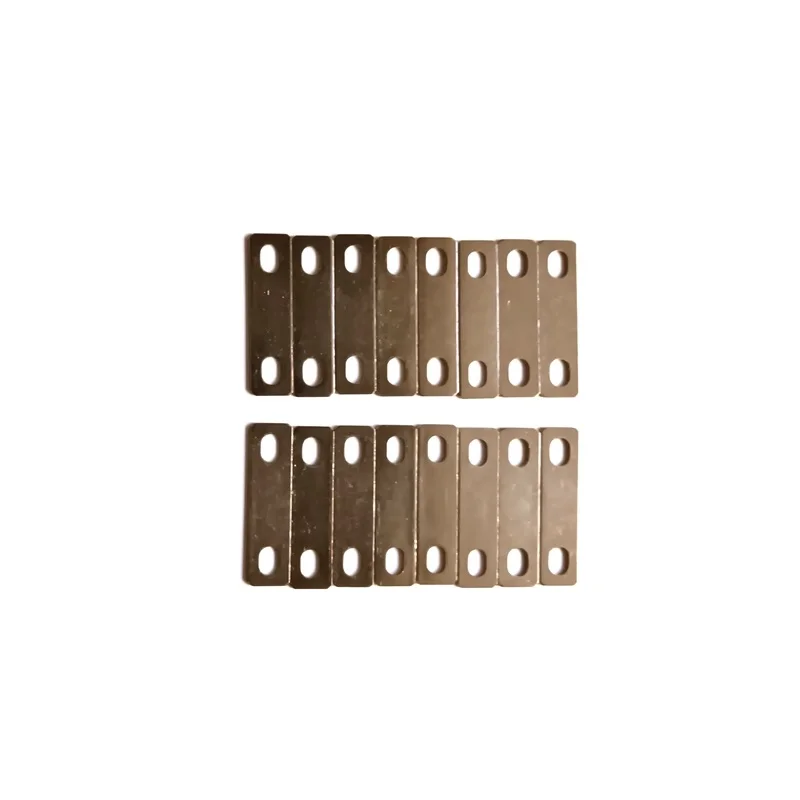 16pcs Bus Bars Connector Copper Nickel-Plated For LiFepo 40mm Hole Central Pitch M6 Hole Size For CATL CALB LISHEN EVE Cells