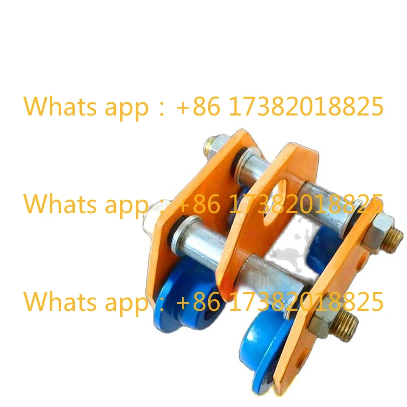 

0.5/1 Ton Plain Trolley Manual Hand Push Beam Monorail Trolley Lifting Chain Hoist Chain Block Crane Pulley Electric Hoist