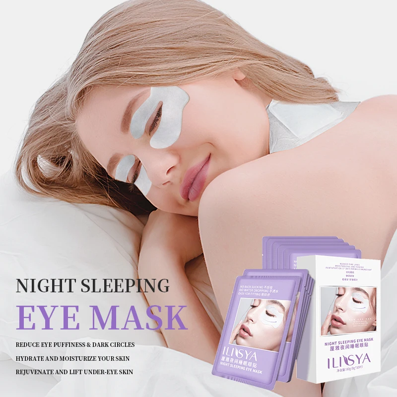 

10pcs- ilisya C-shape Eye Patches for Dark Circles Anti Wrinkle Eye Mask Hydrating Moisturizing