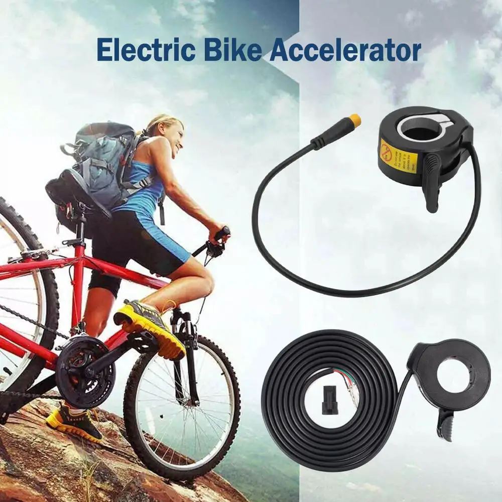 

Electric bike 130X Thumb Throttle Accelerator for EBike 12V-72V Throttles 3 Pin Waterproof Speed Control Finger Throttle Grip
