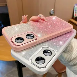 Luxury Case For OPPO A78 5G Phone Cover Shiny Glitter Back Coque for OPPO A78 A98 A58 A17 A17k A16 A15 A96 Case A 78 79 Silicon