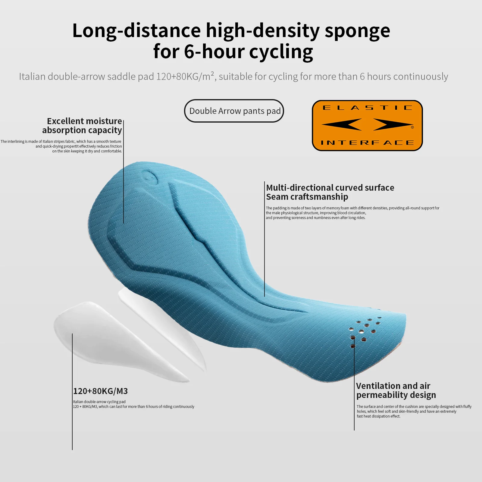 TOSUOD شورت مريلة ركوب الدراجات يمكن أن يوفر الراحة لأكثر من 6 ساعات من السراويل القابلة للتنفس المرنة لركوب الدراجات #2