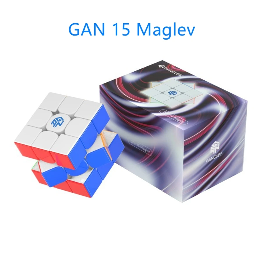 Nowa kostka magnetyczna GAN 15 Maglev UV GAN 3x3x3 Magic Speed Cube Profesjonalna kostka bez naklejek GAN15 Cubo Magico Puzzle Cube