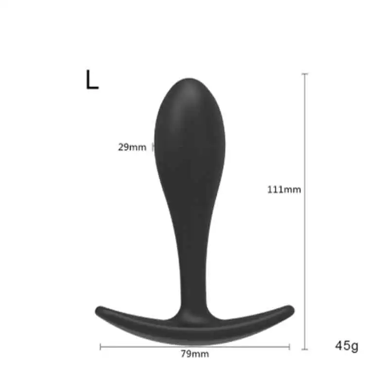 3 Size Sex Toys Anal Plug Butt Plug Women Men Gay Soft Silicone Erotic Anal plug Bullet Dildo Sex Toys for Adults - view 2
