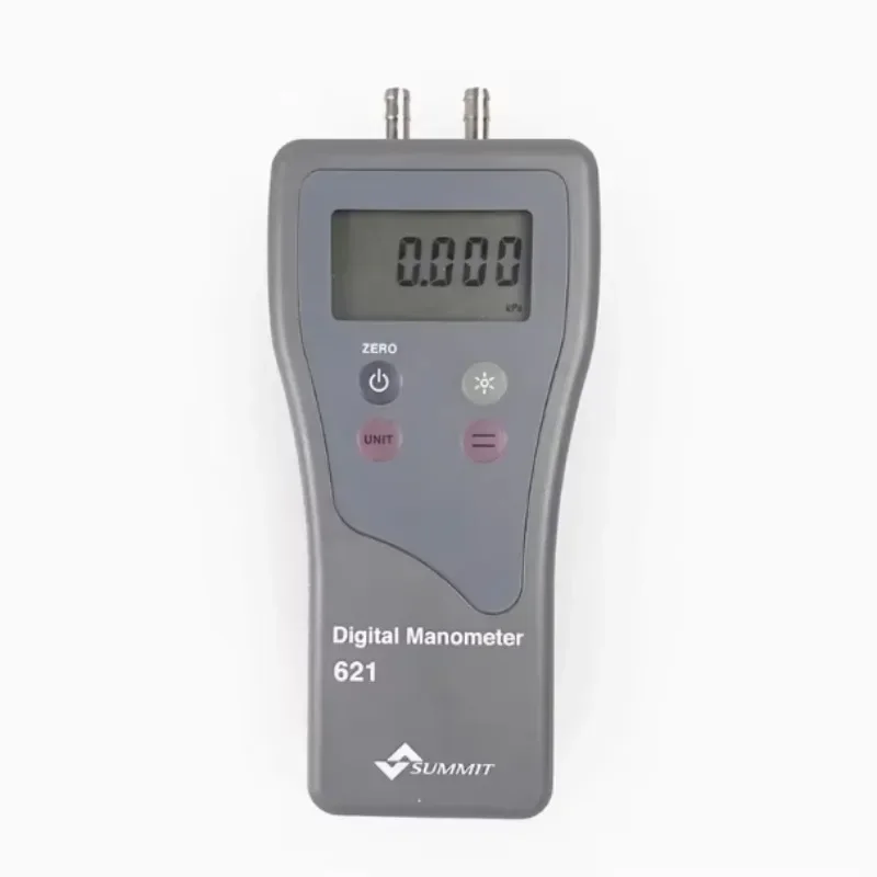 

SUMMIT-621 High Precision Digital Differential Pressure Gauge Pressure Counting Display Negative Pressure Barometer