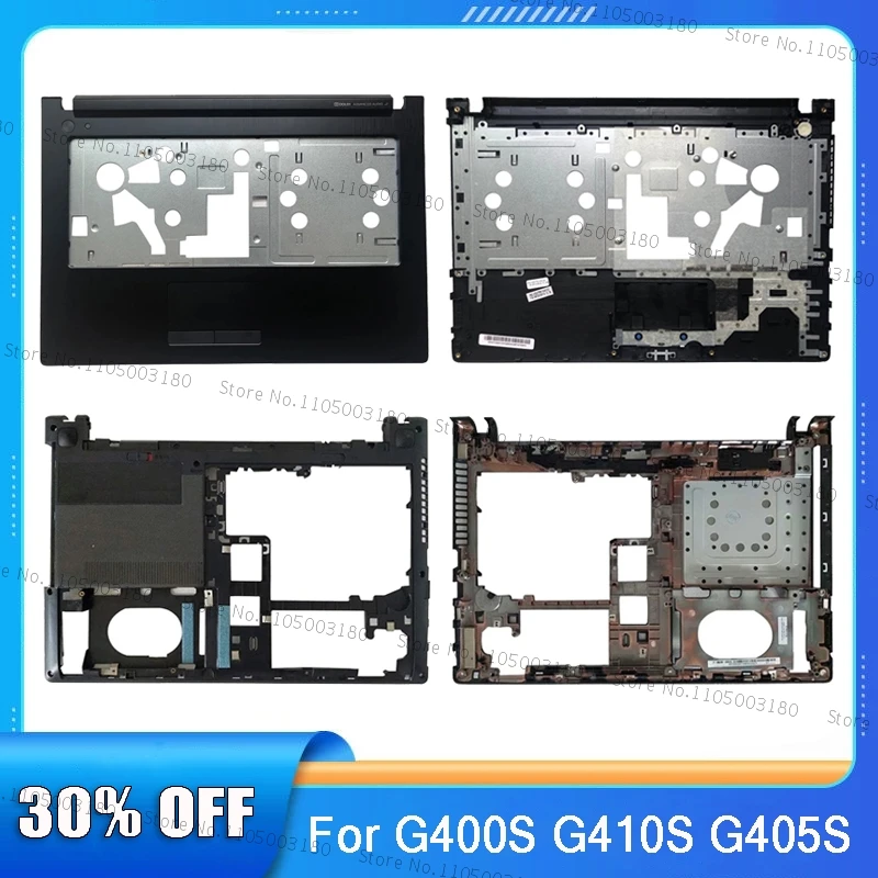 Para lenovo g400s g410s g405s laptop palmrest capa ap0yc000310/caixa inferior ap0yc000c30/baste ram hdd disco rígido capa porta