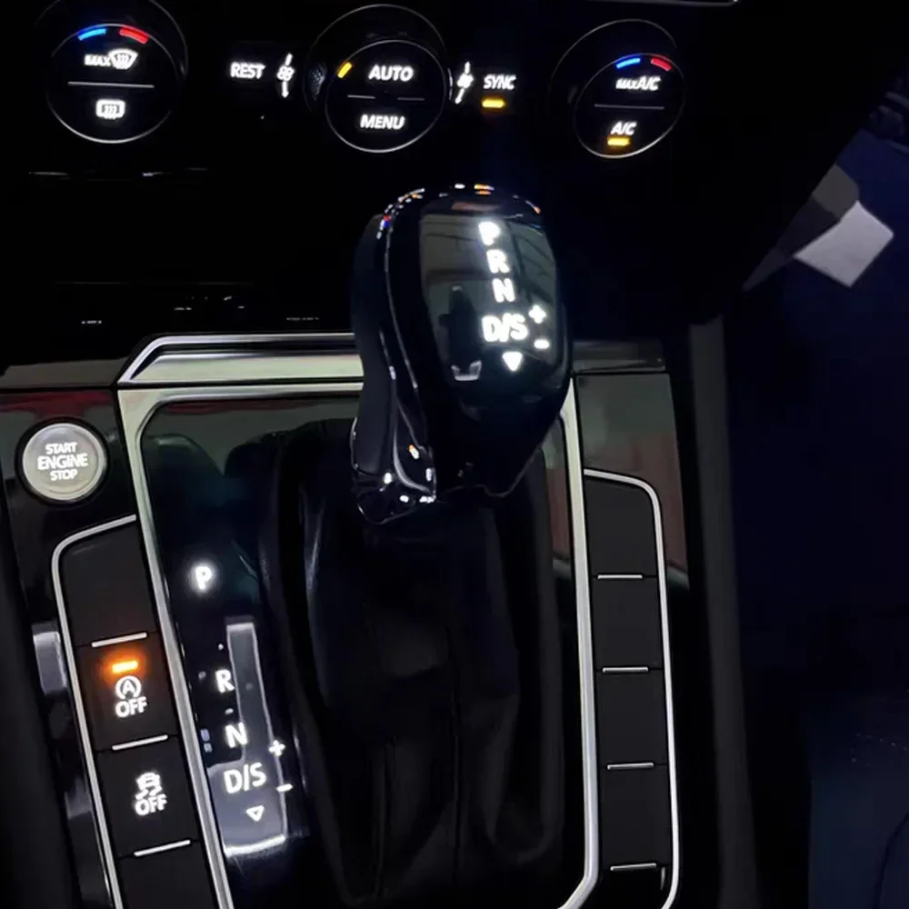 LED DSG gear Knob auto shifter stick for VW Golf 7 6 Jetta MK6 GLI Passat B8 Tiguan Mk2 Polo CC Touran R20 Scirocco Accessories
