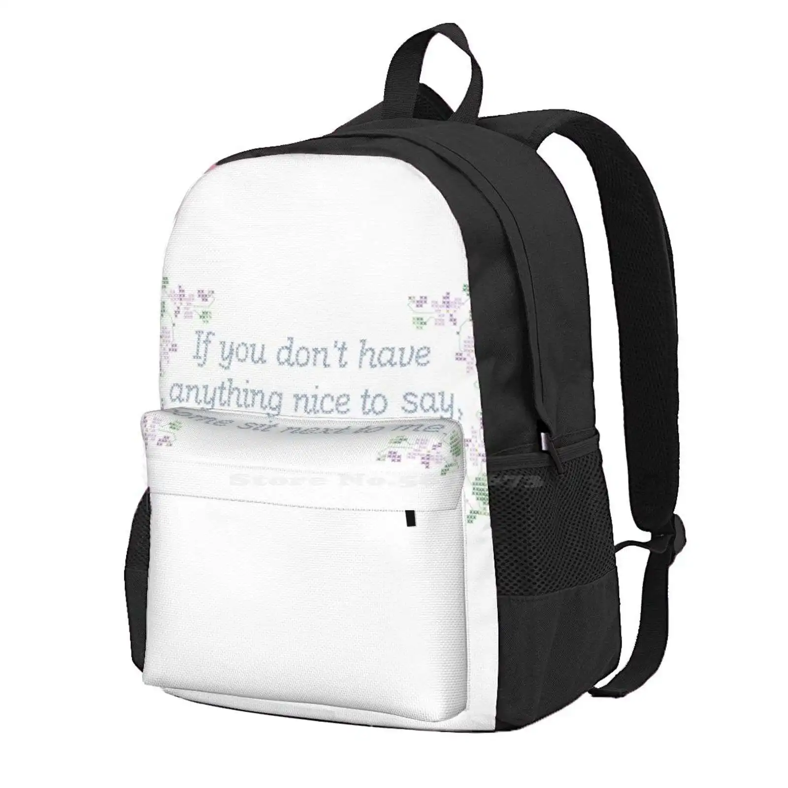 If You Don'T Have Anything Nice To Say Hot Sale Schoolbag Backpack Fashion Bags Alice Roosevelt If You Dont Have Anything Nice