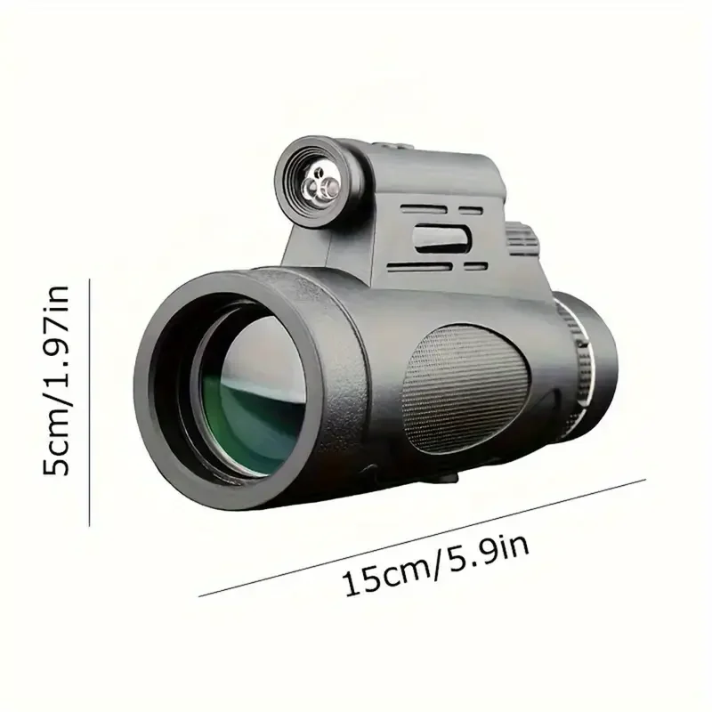 12X42 أحادي تلسكوب ليلة Spyglass عالية الطاقة المزدوج التركيز نطاق التكبير البصري طويلة المدى التكبير العالي