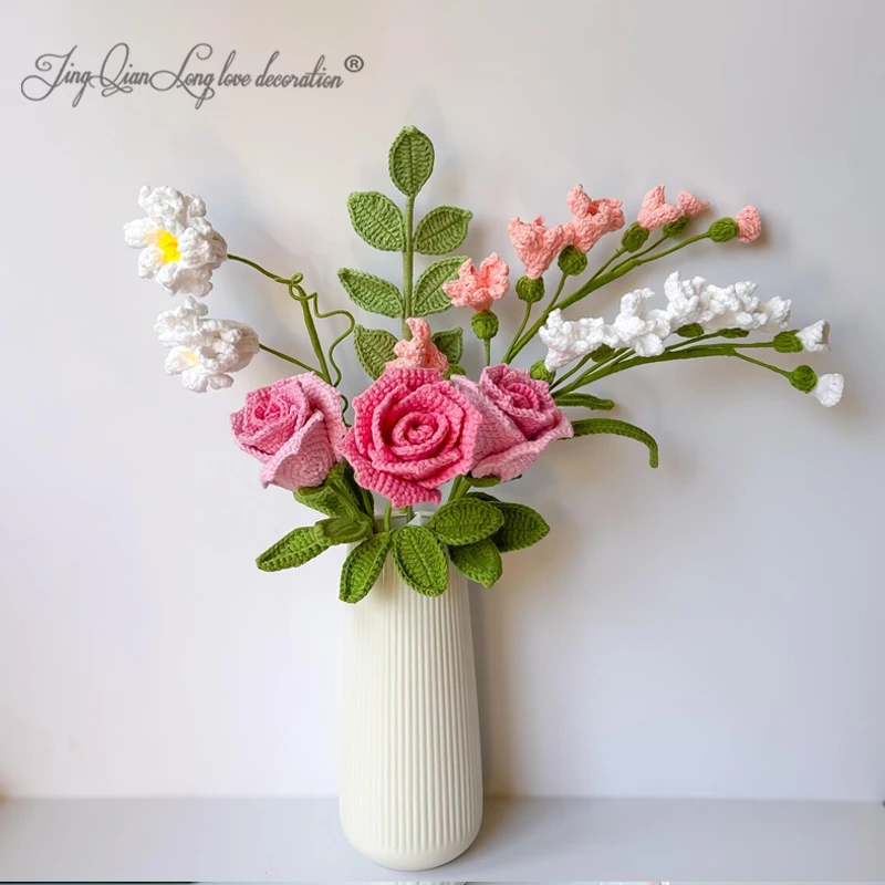 Custom Crochet tulip flower, crochet flower gift, Birthday gifts for mom, Mothers Day Gift, Valentines gift for her, unique