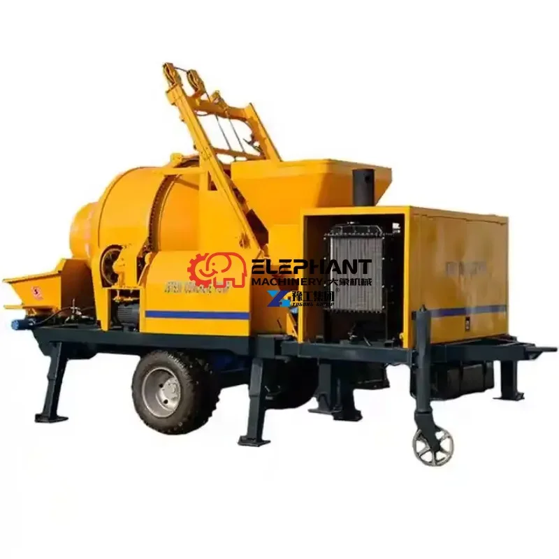 380V Three Phase Electric Cement Concrete Pump, Complete Matching Various Spare Accessories for Construction Pump