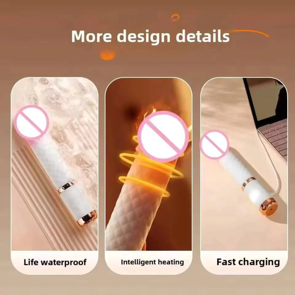 Vibrador telescópico automático, máquina sexual de aquecimento, plug in, haste de vibração, acessórios, dispositivo de brinquedo de masturbação feminina