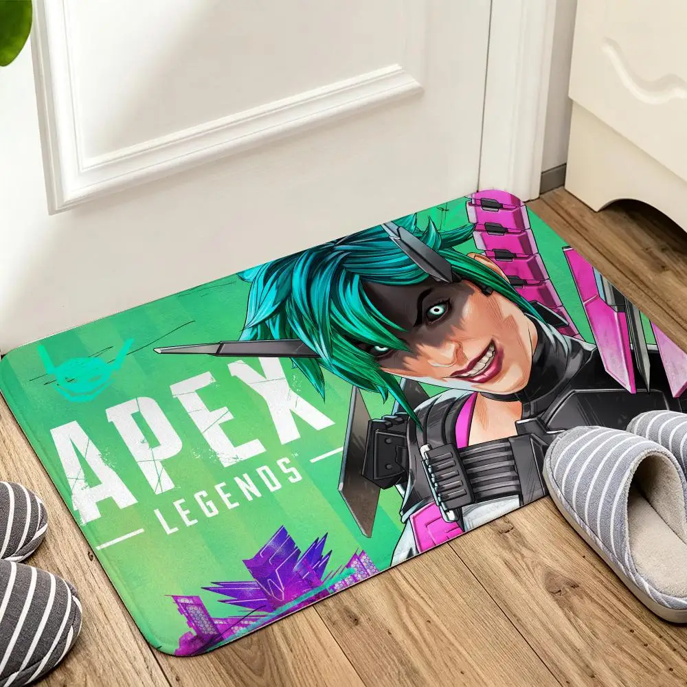 Apex Legends Game Gamer Cartoon Floor Mat Welcome Mat Entrance Doormat Balcony Bathroom Floor Mats Non-slip Rug Bedroom Carpet H