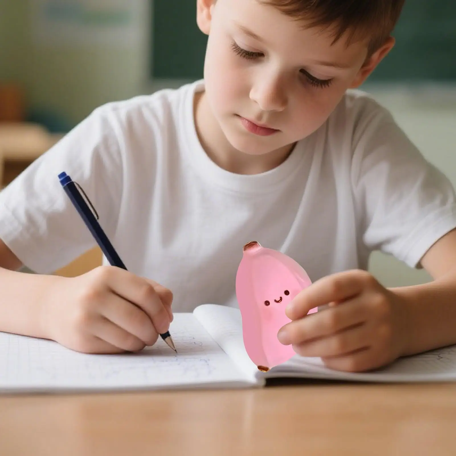 Squeeze Toys For Kids Soft Banana Sensory Fidget Ball Realistic Fruit Relaxing Ball For Toddler Kids Teens Adults Students