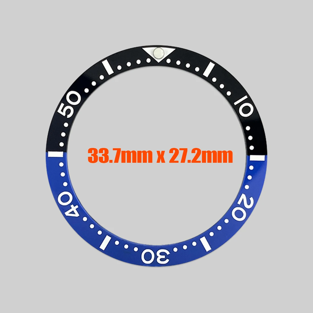 33.7mm SKX013 Ceramic Bezel Insert Ring Fit for Seiko SKX013 Watch Case Flat Ceramic Bezel Insert Spare Parts For Watches