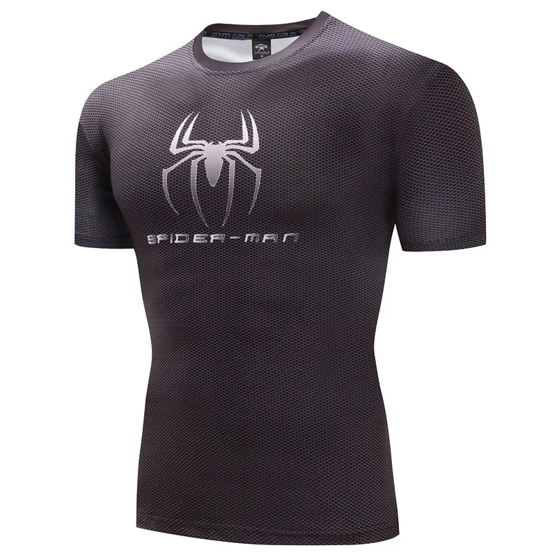 Spiderman Men's T-shirt Superhero Men's T-shirt Summer Men's Wear New Short Sleeve 3D Printed T-shirt Oversized Men's Clothing