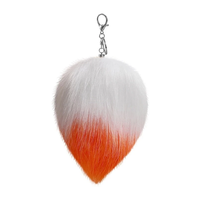 Tail Keychain Fashionable Animal Tail Keyring Pendant Unique Cosplay Toy Charm Accessory for Handbags and Key Rings