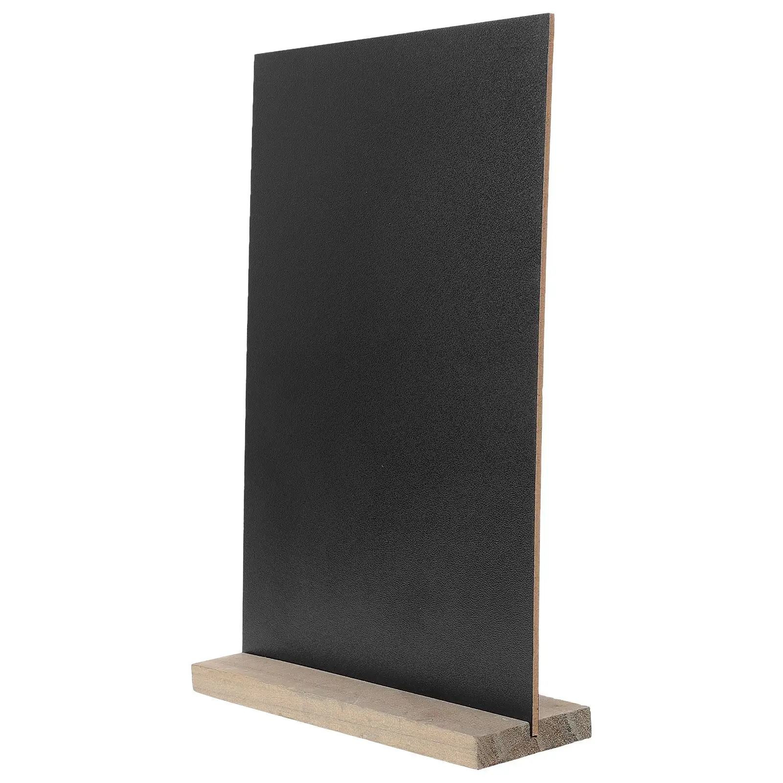 

Wooden Small Blackboard Mini Double-sided Writable Chalkboard Ornament Memo Board Food Labels Restaurant Signs Display