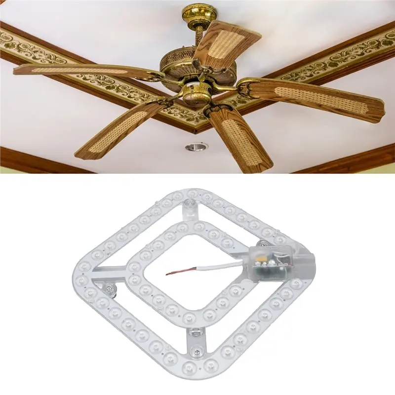 B14C LED Ceiling Fan Retrofit Light 3 Color Temperature Options 2100LM Efficient Power Consumption