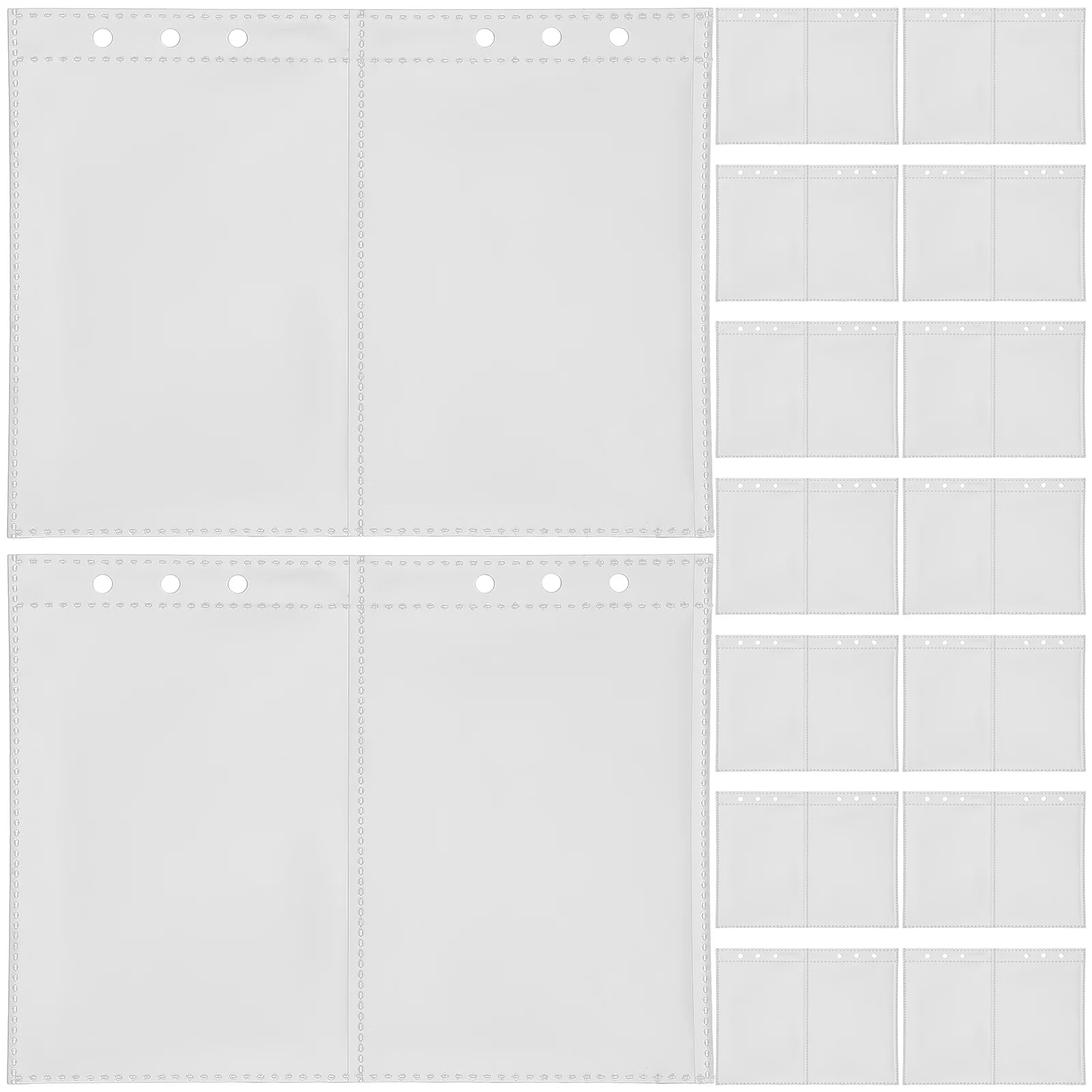 

Cabilock 50pcs Photo Album Refill Sleeves for Binder PVC Photocard Pockets Accessories