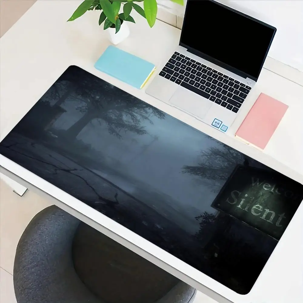 لوحة ماوس كبيرة جدًا من سايلنت هيل F الأكثر مبيعًا ملحقات كمبيوتر مطاطية مضادة للانزلاق لوحة مفاتيح كبيرة الحجم وحصيرة مكتب للكمبيوتر المحمول