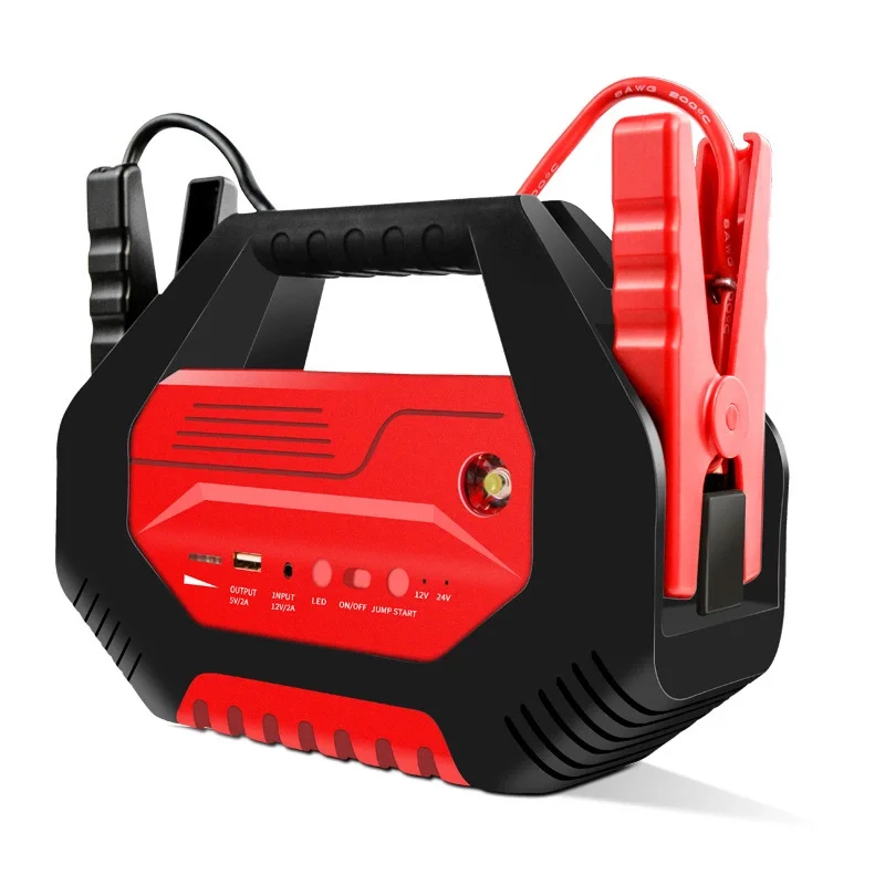 12V/24V Jump Starter 32000 mAh Heavy Duty Truck Towing Vehicle with Lead Battery Booster