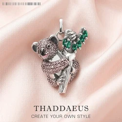 Pendant Koala Summer Brand New Fine Jewelry Europe 925 Sterling Silver Power Animal Gift For Women Men