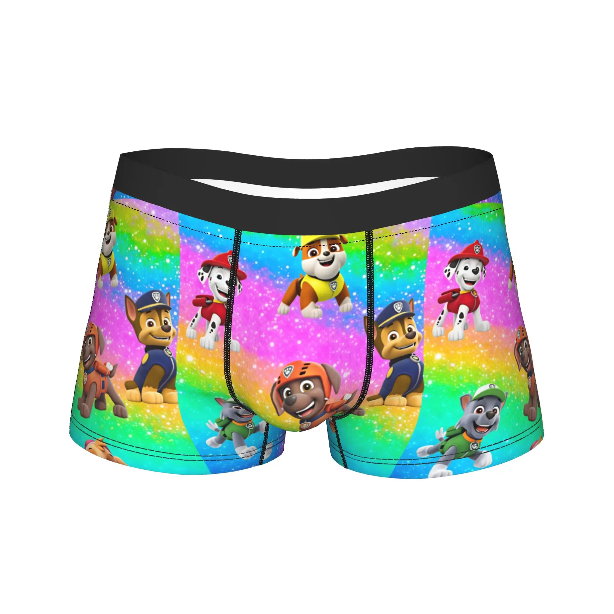 Paw Dogs Marshall Rubble Chase Rocky Zuma Skye Rainbow Boxer Brief Underwear Trenky Males Boxer Shorts Oversize Underpants