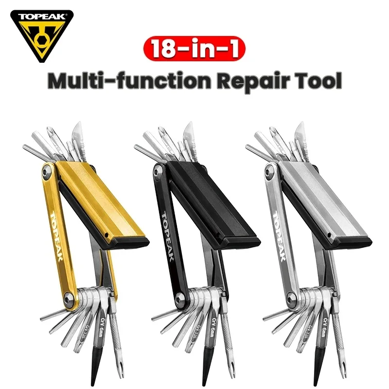 

Topeak MTB Tubeless Tyre Repair Tool Set Multi-function Bicycle Repairing Kit Allen Wrench Hex Key Road Bike Cycling Hand Tool