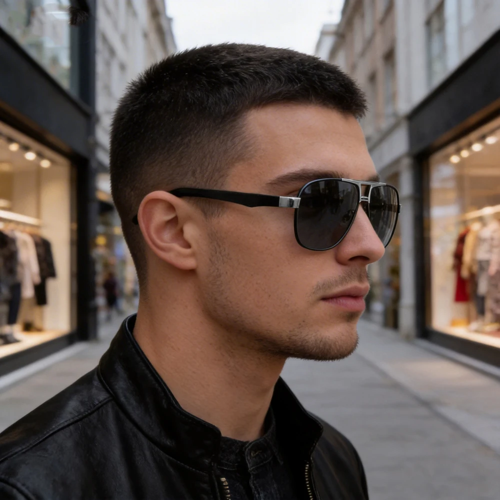 Neue Polarisierte Sonnenbrille für Männer und Frauen Modischer Trend Outdoor-Fahrsonnenbrille Angeln Retro Vintage Sportbrille UV400